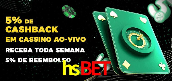 Promoções do cassino ao Vivo hsbet